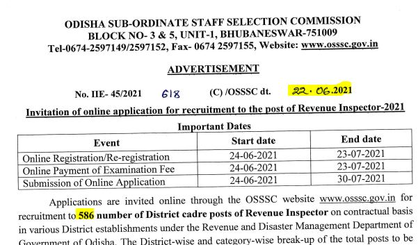 latest-osssc-revenue-inspector-recruitment-2021-apply-fast-586