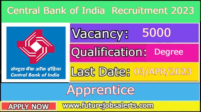 Central Bank of India Recruitment Apply Online Now For 5000 Vacancy